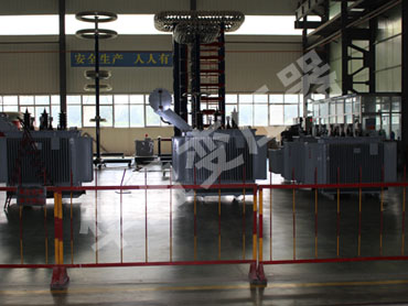 非晶合金變壓器生產現場